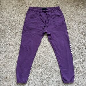 American Eagle Men’s Next Level Flex Fleece Joggers - Purple - Size Small